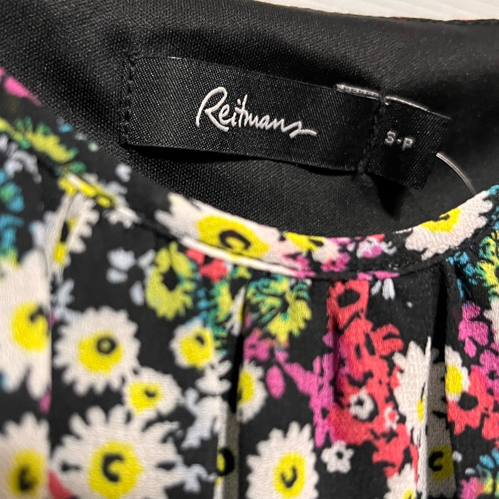 Floral faux wrap dress NWT - Picture 3 of 8